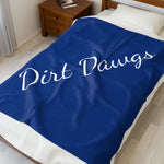 Dirt Dawgs Velveteen Plush Blanket